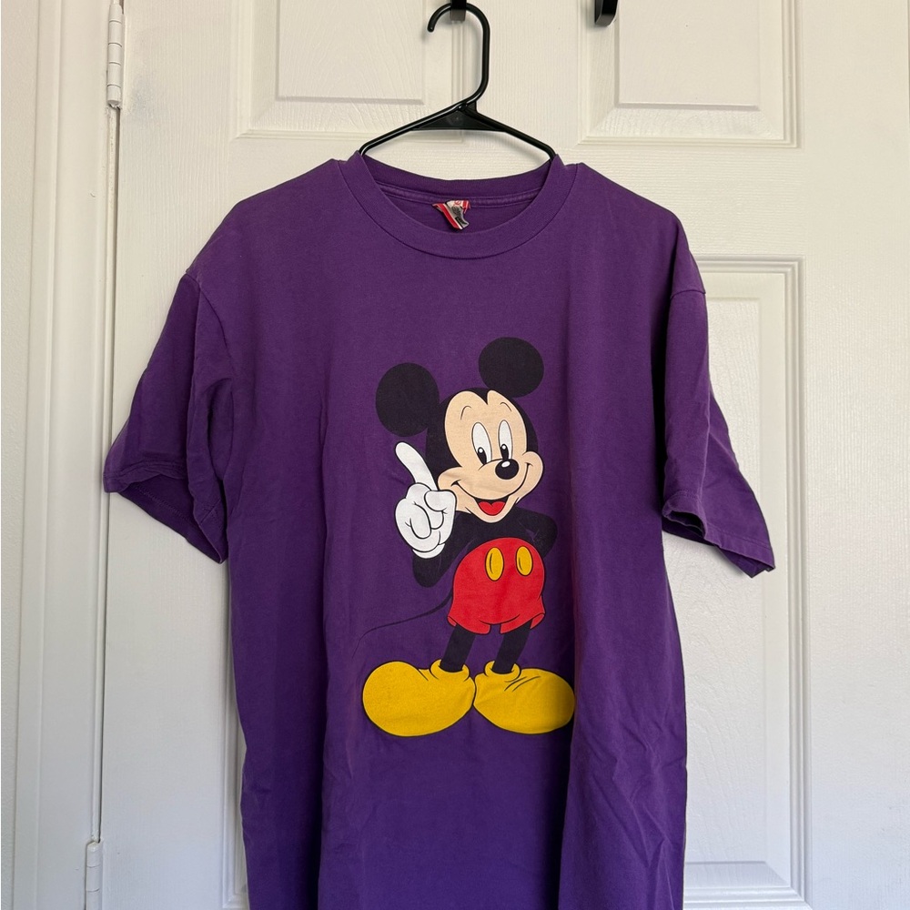 VTG Disney Purple Mickey Mouse T-shirt